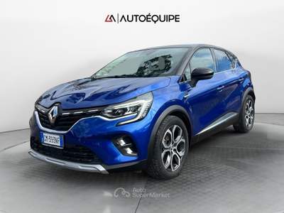 Renault Captur II 2019 1.6 E-Tech hybrid Techno Fast Track 145cv auto Blu/Azzurro usata Roma