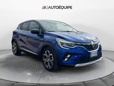 Renault Captur II 2019 1.6 E-Tech hybrid Techno Fast Track 145cv auto Blu/Azzurro usata Roma