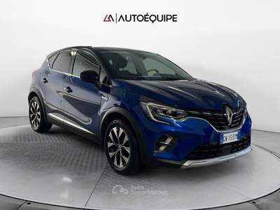 Renault Captur II 2019 1.6 E-Tech full hybrid Techno 145cv auto Blu/Azzurro usata Roma