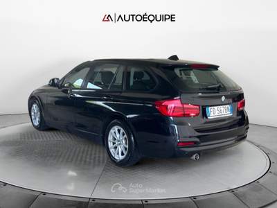 BMW Serie 3 318d F31 2015 Touring 318d Touring Business Advantage auto Nero usata Roma