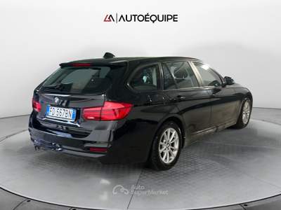 BMW Serie 3 318d F31 2015 Touring 318d Touring Business Advantage auto Nero usata Roma