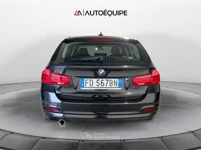 BMW Serie 3 318d F31 2015 Touring 318d Touring Business Advantage auto Nero usata Roma
