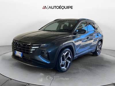 Hyundai Tucson III 2021 1.6 hev Exellence Lounge Pack 2wd auto Grigio usata Roma