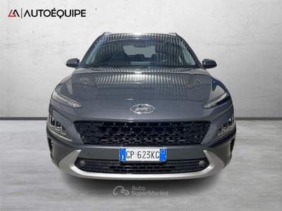 Hyundai Kona I 2021 1.6 gdi hev Xline Safety Pack 2wd 141cv dct Grigio usata Roma