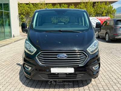 Ford Tourneo Custom 2.0 EcoBlue ibrido 8 POSTI TRANSIT Nero usata San Salvatore Telesino