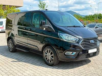 Ford Tourneo Custom 2.0 EcoBlue ibrido 8 POSTI TRANSIT Nero usata San Salvatore Telesino