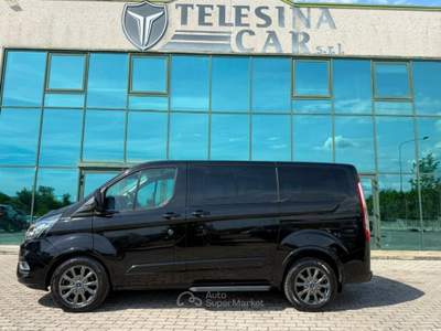Ford Tourneo Custom 2.0 EcoBlue ibrido 8 POSTI TRANSIT Nero usata San Salvatore Telesino