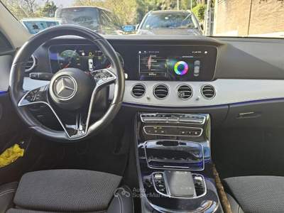 Mercedes-Benz Classe E d hybrid Full Business, Km certificati Blu/Azzurro usata Roma