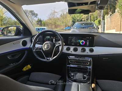 Mercedes-Benz Classe E d hybrid Full Business, Km certificati Blu/Azzurro usata Roma