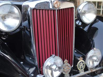 MG TD Midget MKII / Restaurata / Targa ROMA / ASI Nero usata Roma
