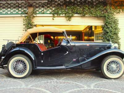 MG TD Midget MKII / Restaurata / Targa ROMA / ASI Nero usata Roma