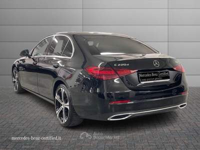 Mercedes-Benz Classe C  - c 220 d mhev advanced 4matic 197cv auto Nero usata Montecosaro
