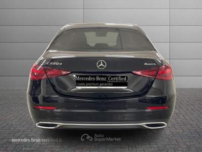 Mercedes-Benz Classe C  - c 220 d mhev advanced 4matic 197cv auto Nero usata Montecosaro