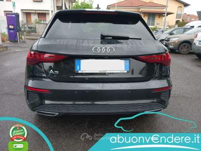 Audi A3 SPB 35 TFSI S line edition UNICO PROPRIETARIO Nero usata Corbetta