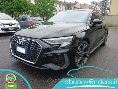 Audi A3 SPB 35 TFSI S line edition UNICO PROPRIETARIO Nero usata Corbetta