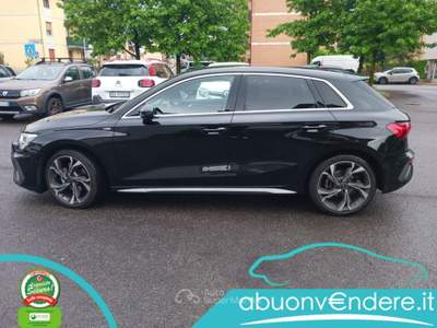 Audi A3 SPB 35 TFSI S line edition UNICO PROPRIETARIO Nero usata Corbetta