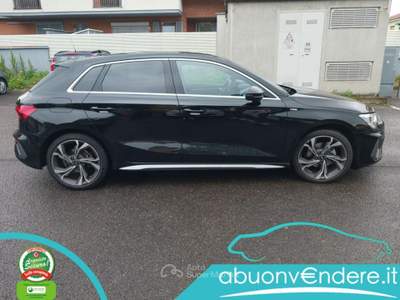 Audi A3 SPB 35 TFSI S line edition UNICO PROPRIETARIO Nero usata Corbetta