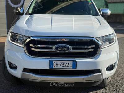 Ford Ranger 2.0 ECOBLUE DC Limited 5 posti gancio traino Bianco usata Niardo