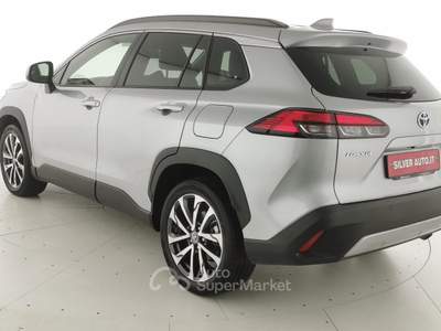 Toyota Corolla Cross 2.0 Hybrid 197 CV E-CVT AWD-i Lounge Argento usata Crema