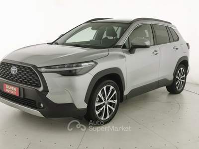 Toyota Corolla Cross 2.0 Hybrid 197 CV E-CVT AWD-i Lounge Argento usata Crema