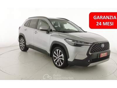 Toyota Corolla Cross 2.0 Hybrid 197 CV E-CVT AWD-i Lounge Argento usata Crema