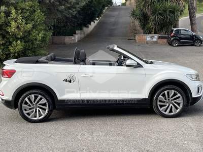 Volkswagen T-Roc VOLKSWAGEN T-Roc Cabriolet 1.0 TSI Style Bianco usata Roma