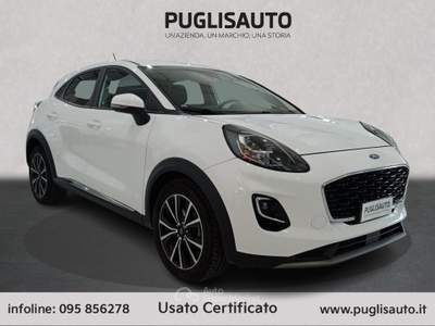 Ford Puma 1.0 EcoBoost Hybrid 125 CV S&S Titanium Bianco usata BELPASSO