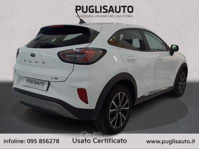 Ford Puma 1.0 EcoBoost Hybrid 125 CV S&S Titanium Bianco usata BELPASSO