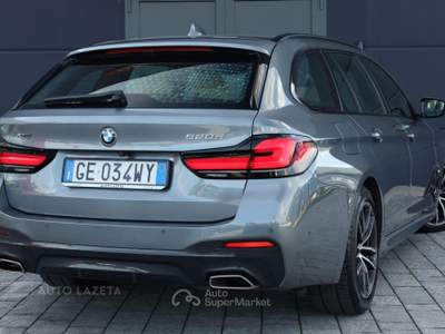 BMW Serie 5 520d d 48V xDrive Touring Msport 4x4 Grigio usata Caorso