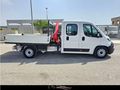 Fiat Ducato 35 2.3 MJT 130CV MAXI CASSONE FISSO E GRU FASSI Bianco usata Maruggio