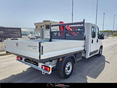 Fiat Ducato 35 2.3 MJT 130CV MAXI CASSONE FISSO E GRU FASSI Bianco usata Maruggio