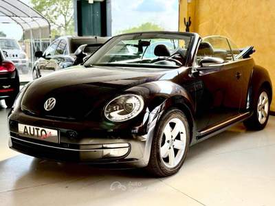 Volkswagen Maggiolino Cabrio 1.4 TSI Design #pelle #impiantoFender Nero usata MONTICELLI BRUSATI