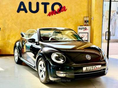 Volkswagen Maggiolino Cabrio 1.4 TSI Design #pelle #impiantoFender Nero usata MONTICELLI BRUSATI