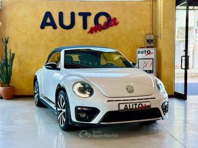 Volkswagen Maggiolino Cabrio 1.4 TSI DSG R-Line BlueMotion Technology Bianco usata MONTICELLI BRUSATI