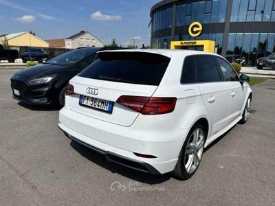 Audi A3 SPB 30 g-tron S tronic Sport Bianco usata Pieve di Cento