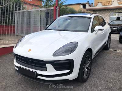 Porsche Macan TETTO+PACK CRONO+PASM TAGLIANDI UFFICIALI PRONTA CONSEGNA!! Bianco usata Roma