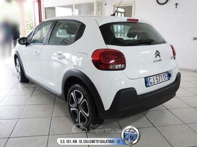 Citroen C3 BlueHDi 100 S&S Feel Pack Bianco usata Galatina