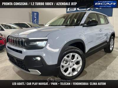 Jeep Avenger 1.2 T 100CV Altitude AZIENDALE JEEP /KM CERTIFIC. Grigio usata Savigliano