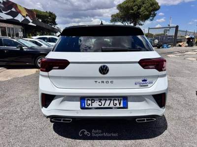 Volkswagen T-Roc 2.0 tdi R-Line 4motion 150cv dsg Bianco usata Marino