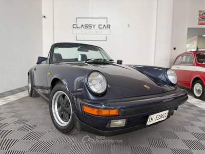 Porsche 911 911 3.2 Carrera Cabriolet Blu/Azzurro usata Torino