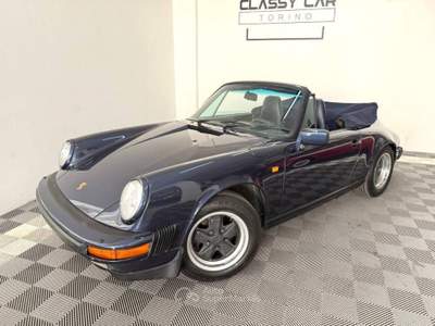 Porsche 911 911 3.2 Carrera Cabriolet Blu/Azzurro usata Torino