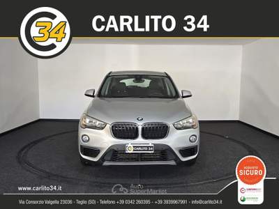 BMW X1 Xdrive18d Business auto Argento usata Teglio