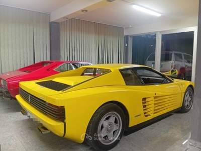 Ferrari Testarossa MONODADO/MONOSPECCHIO! MOTORE REVISIONATO FERRARI! Rosso usata Prato