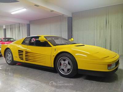 Ferrari Testarossa MONODADO/MONOSPECCHIO! MOTORE REVISIONATO FERRARI! Rosso usata Prato