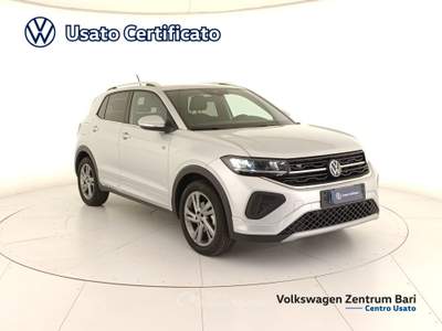 Volkswagen T-Cross 1.0 tsi r-line 115cv Argento usata Bari