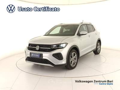 Volkswagen T-Cross 1.0 tsi r-line 115cv Argento usata Bari