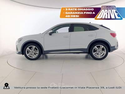 Audi Q3 sportback 35 2.0 tdi s line edition s-tronic Bianco usata Lodi