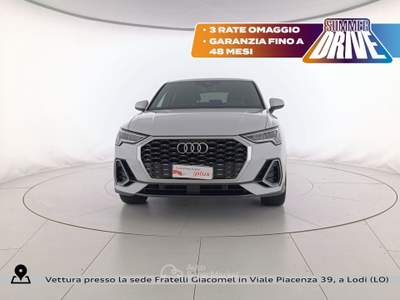 Audi Q3 sportback 35 2.0 tdi s line edition s-tronic Bianco usata Lodi