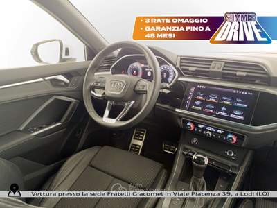 Audi Q3 sportback 35 2.0 tdi s line edition s-tronic Bianco usata Lodi
