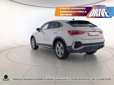 Audi Q3 sportback 35 2.0 tdi s line edition s-tronic Bianco usata Lodi